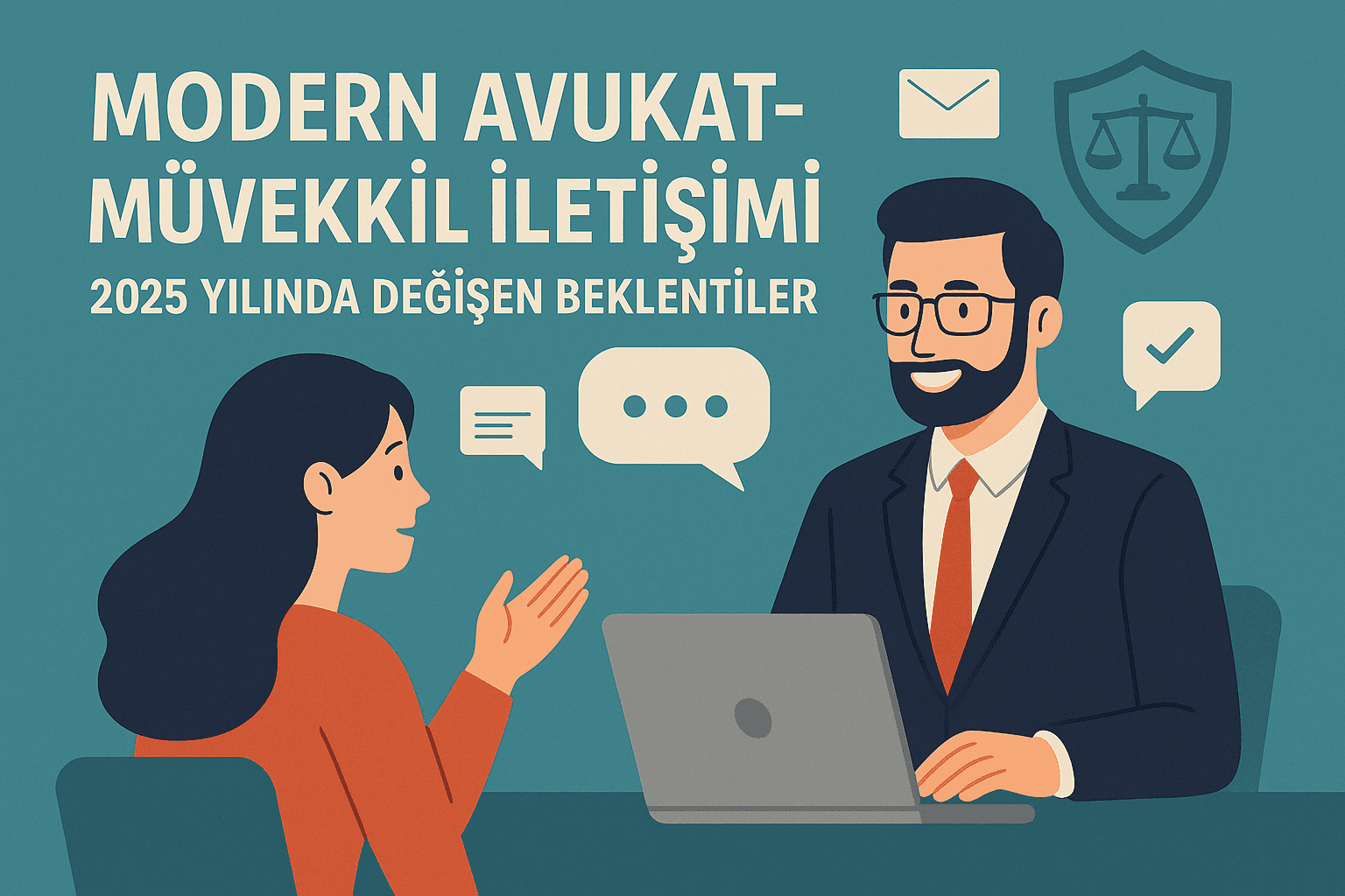 Modern Avukat-Müvekkil İletişimi - 2025 Yılında Değişen Beklentiler kapak görseli